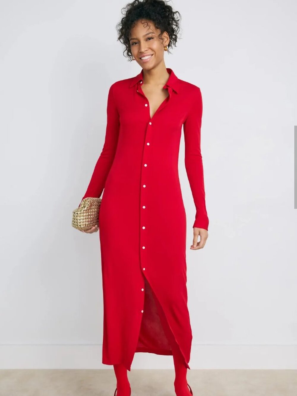 Polo Ralph Lauren Collared Long Sleeve Shirt Dress Size SP